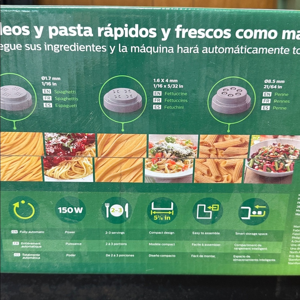Philips Viva Collection Pasta Maker - White and Gray - Picture 4 of 4